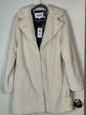 Jason Wu Cream Faux Fur Teddy Jacket